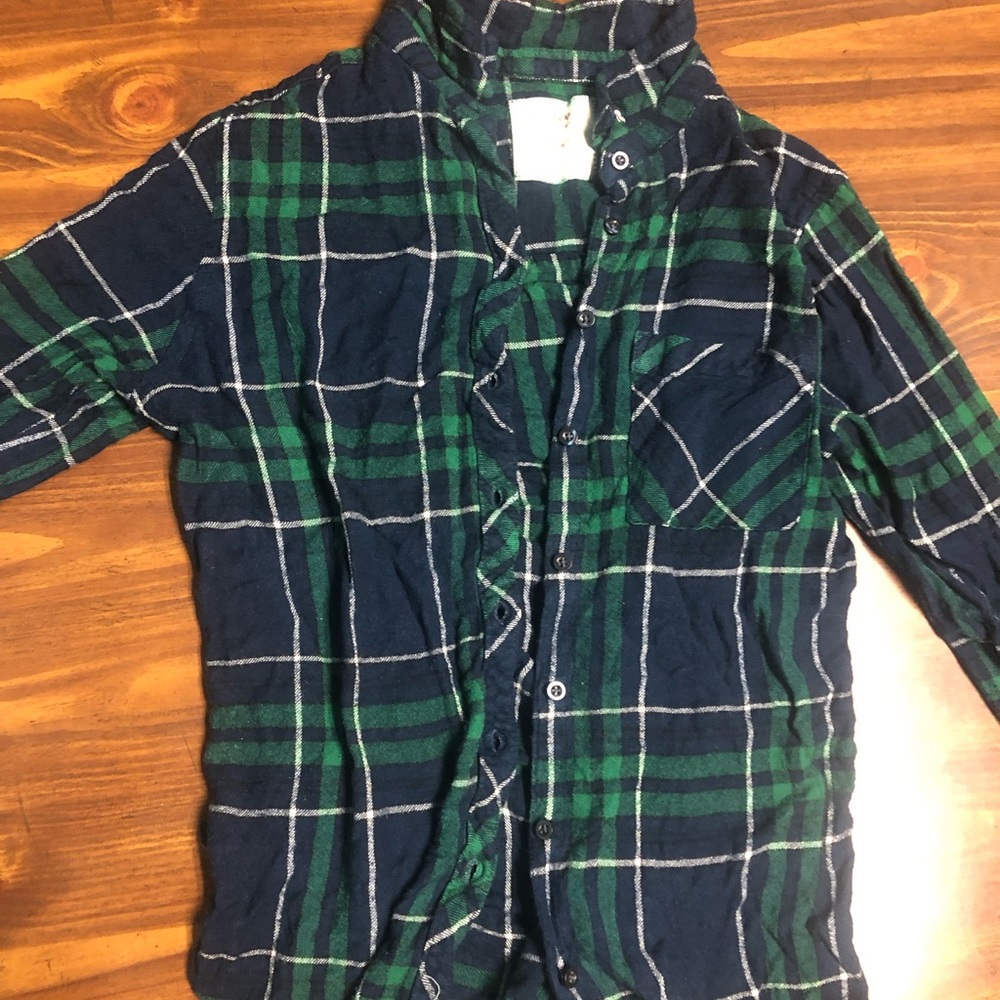 Blue/green plaid Arizona shirt